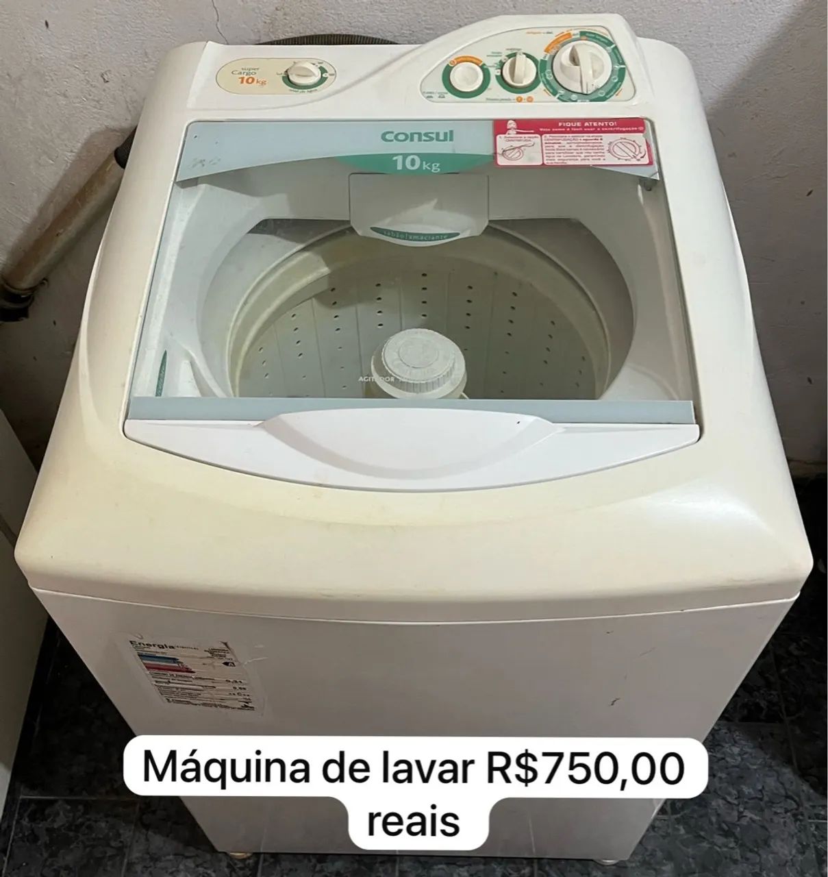 Máquina de lavar Cônsul 10kg
