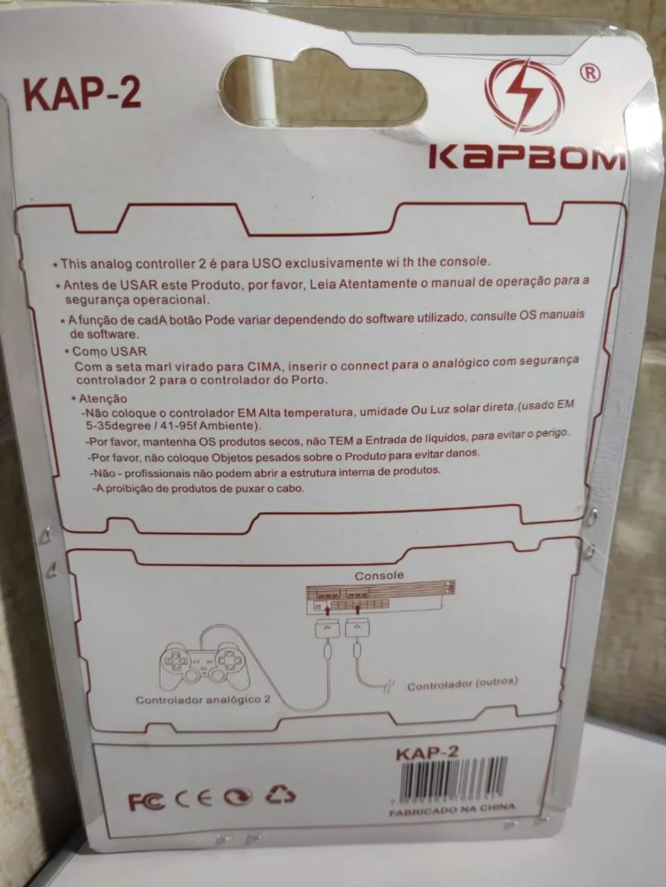 Controle Analógico para Playstation 2 - KAPBOM - Foto 4