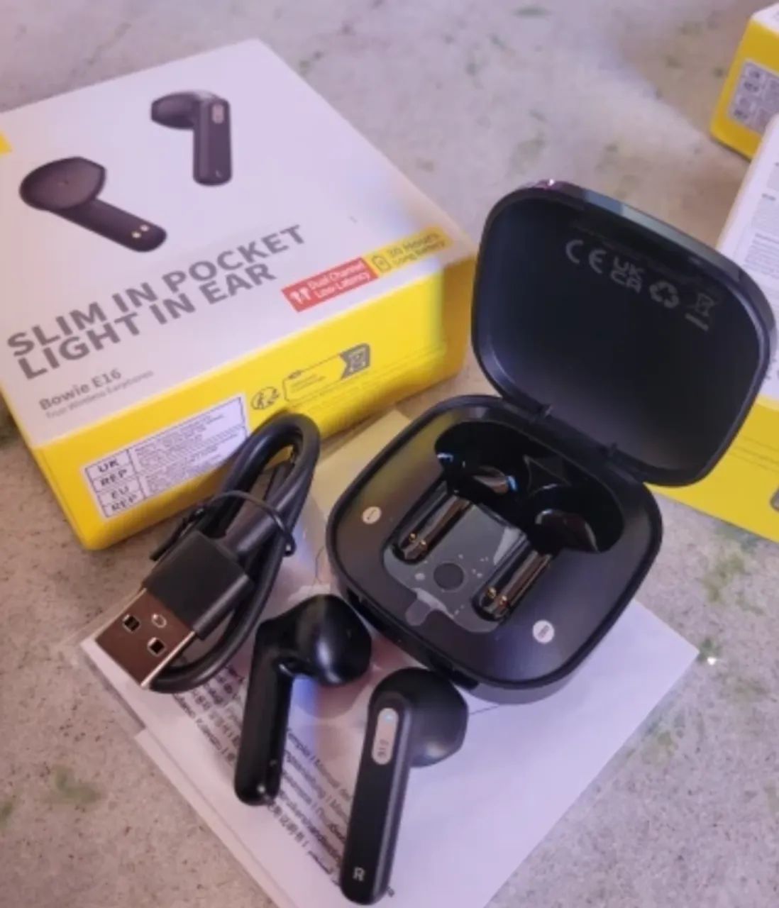 Fones, sem fio, Bluethooth Modelo Baseus - E16 - Foto 4