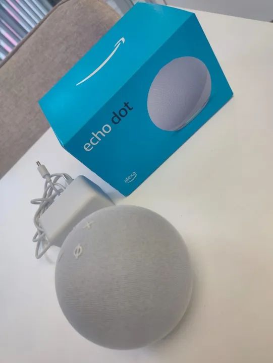 Echo Dot 5ª geração - Asssistente inteligente alexa - 2 meses de uso  - Foto 2