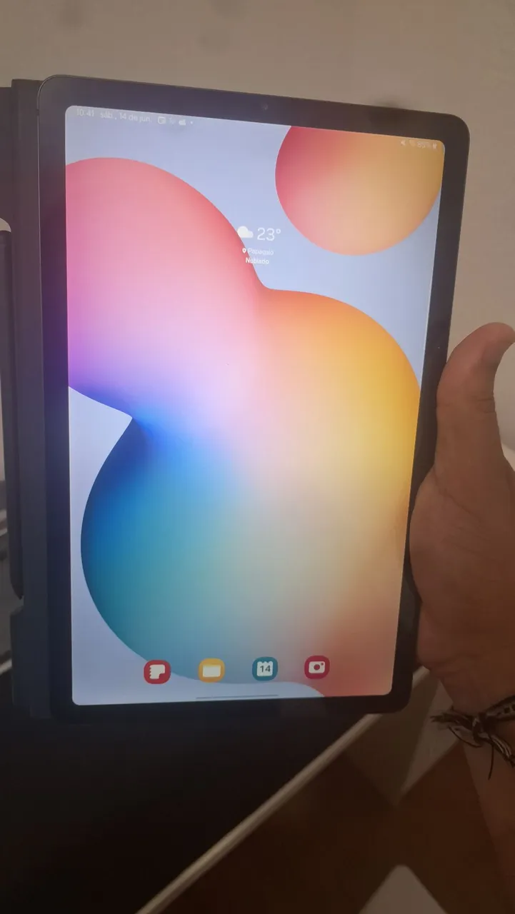 Tablet Samsung Tab S6 Lite 200GB de armazenamento