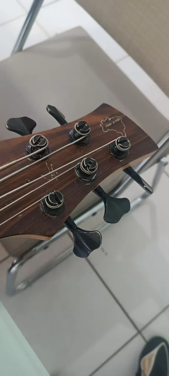 Baixo 5 cordas Captaçao e circuito Bartolini - Foto 6