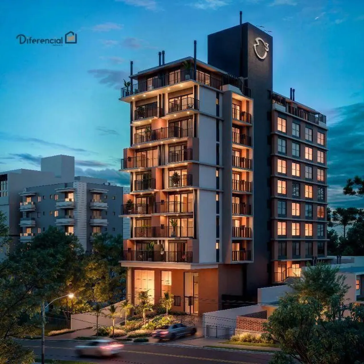 Studio com 1 dormitório à venda, 21 m² por R$ 420.000,00 - Bigorrilho - Curitiba/PR
