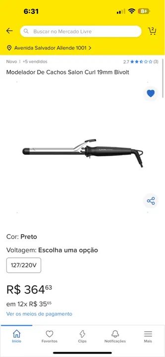 Modelador de Cachos Gama Italy Salon Curl - Novo - Foto 4