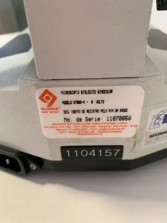 MICROSCÓPIO BIOLÓGIO BINOCULAR QUIMIS - Foto 4