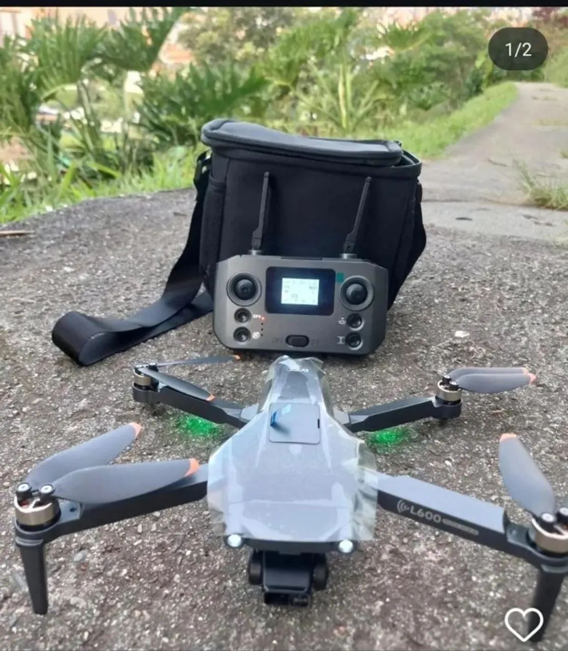 Drone l600 pro para gravaçao  gimbal 3 eixos para gravação 2.7k gps