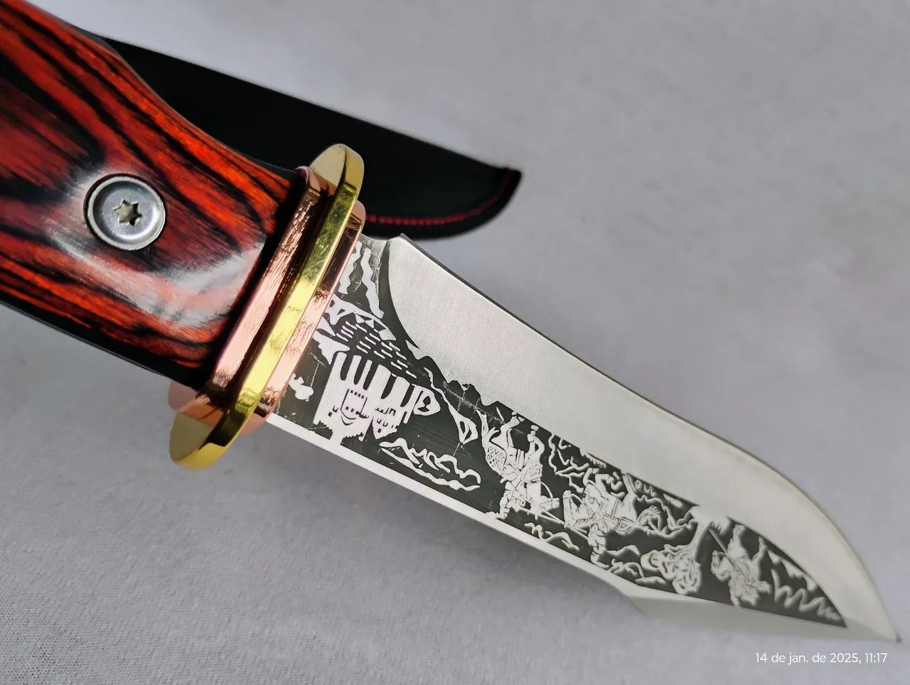 Faca de Acampamento com Bainha - Foto 2