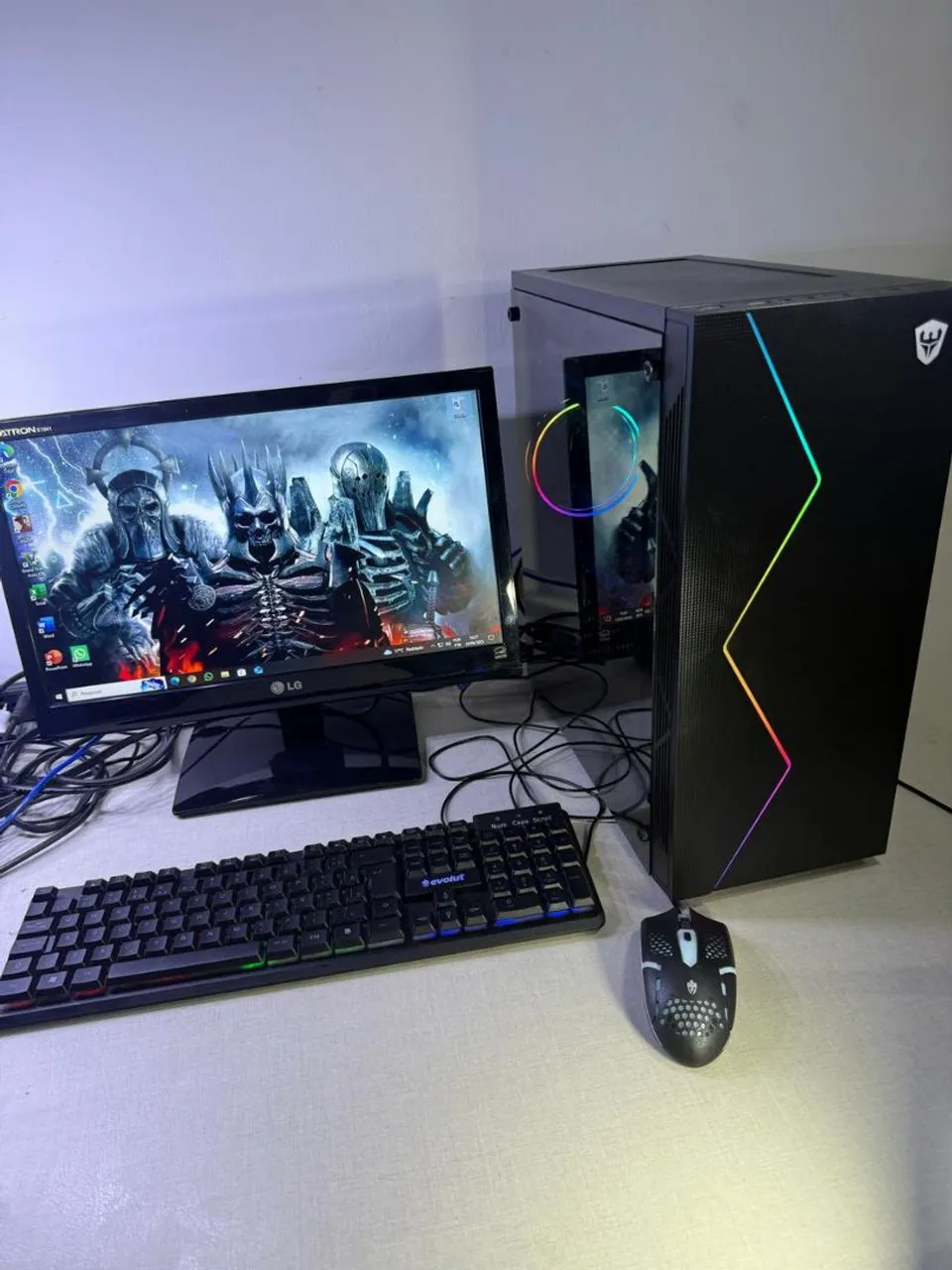 PC Gamer Completo - Potente e Estiloso, placa de vídeo GTX 1060 de 6GB