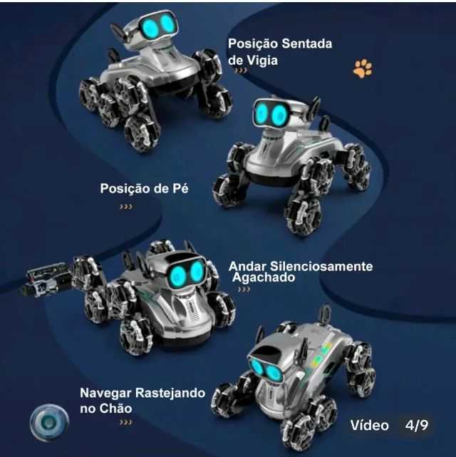 Cão Robô RC 8 Wheels  - Foto 4