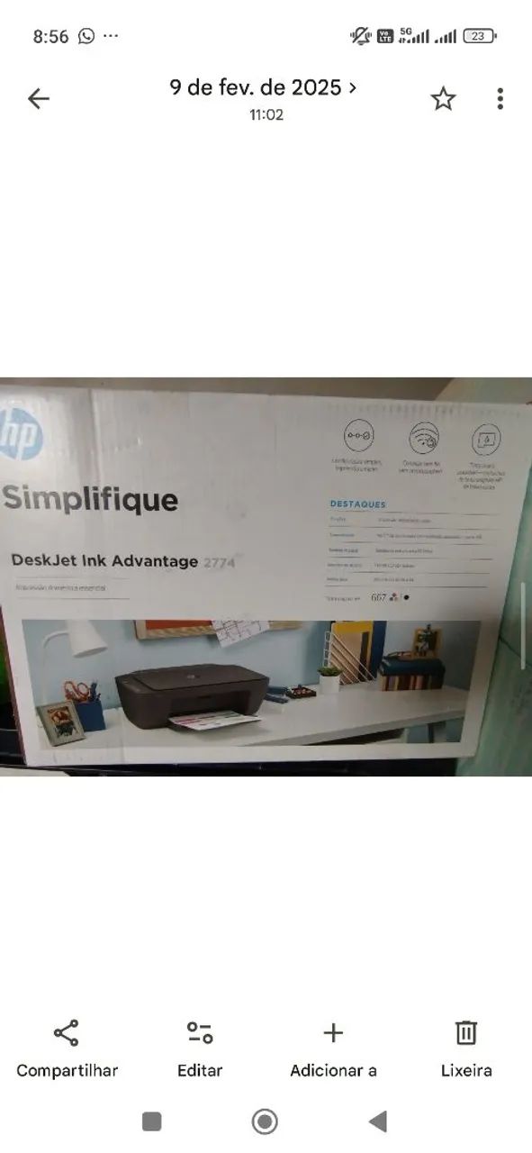 Impressora Hp 