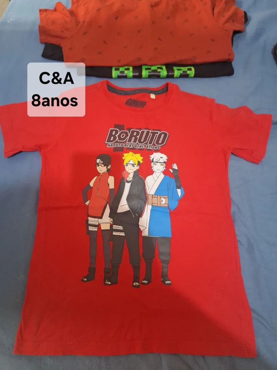 4 Blusas c&a 8 anos - Foto 3