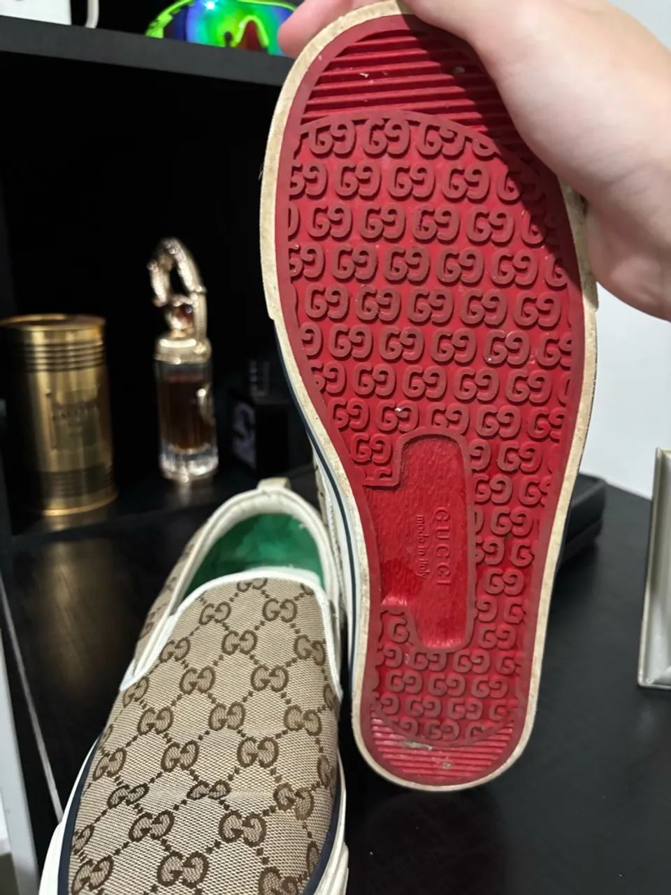 Tênis slip on gucci - Foto 4