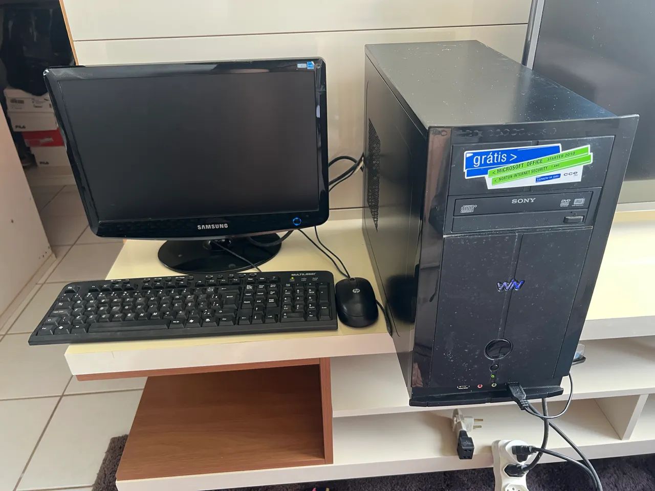 Desktop CCE completo monitor Samsung 