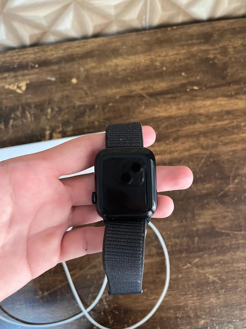 Apple Watch SE (2ª Gen) 44mm GPS - Bateria 100% - Caixa e Cabo - Foto 2