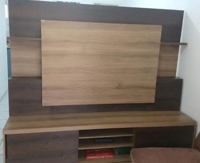  Rack com Painel para TV até 55" - Lindo e Bem Conservado! - Foto 3