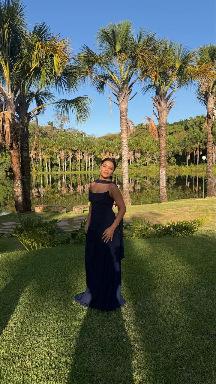 Vestido longo para casamento e eventos sociais - Foto 2