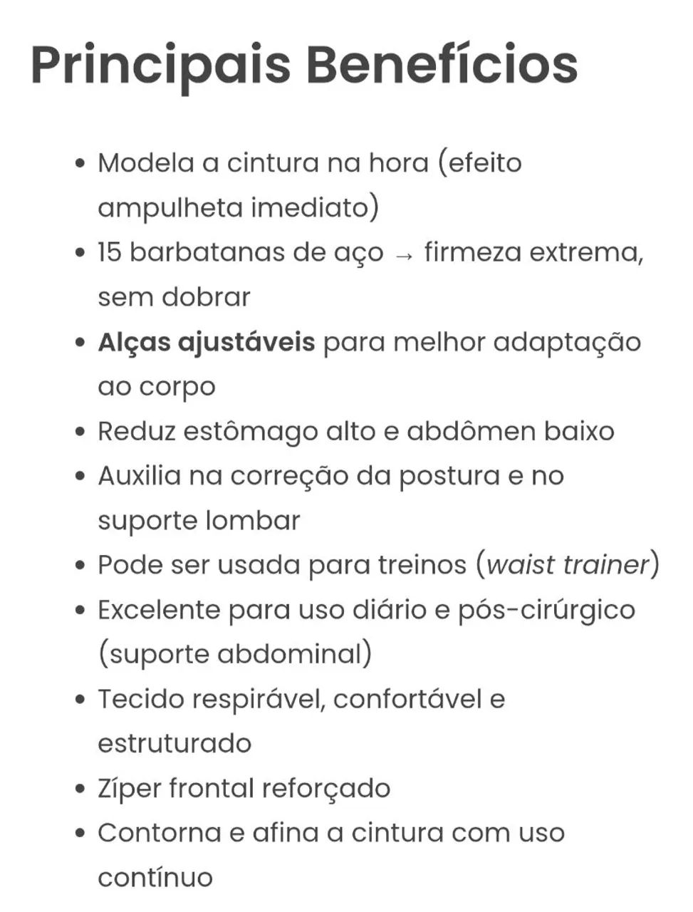 Cinta modeladora - Tamanho P - Foto 2