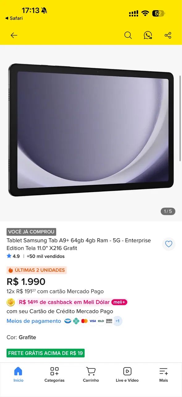Samsung Galaxy Tab A9+ 5G ? - Foto 3