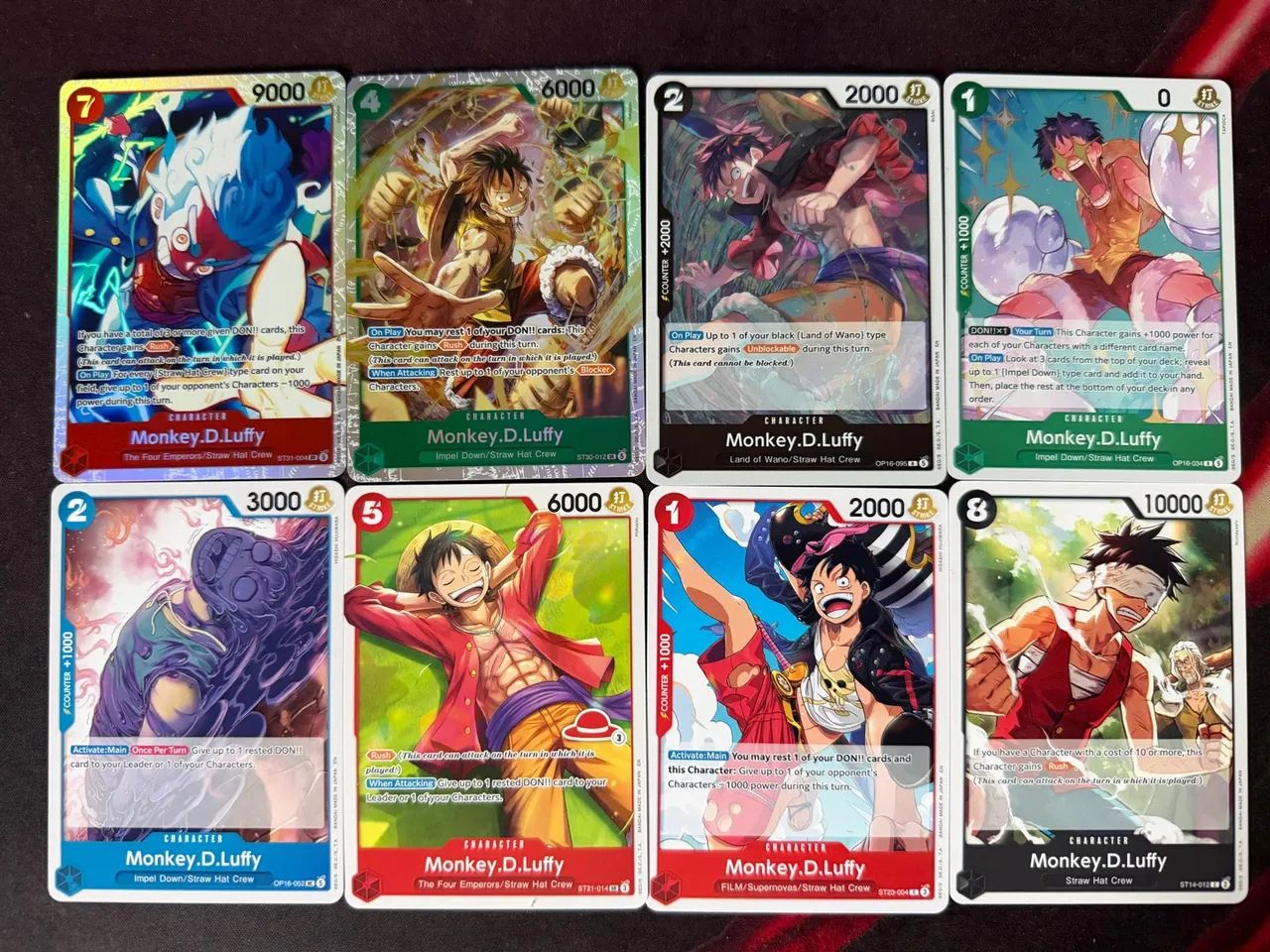 Cartas one piece - Monkey.D.Luffy