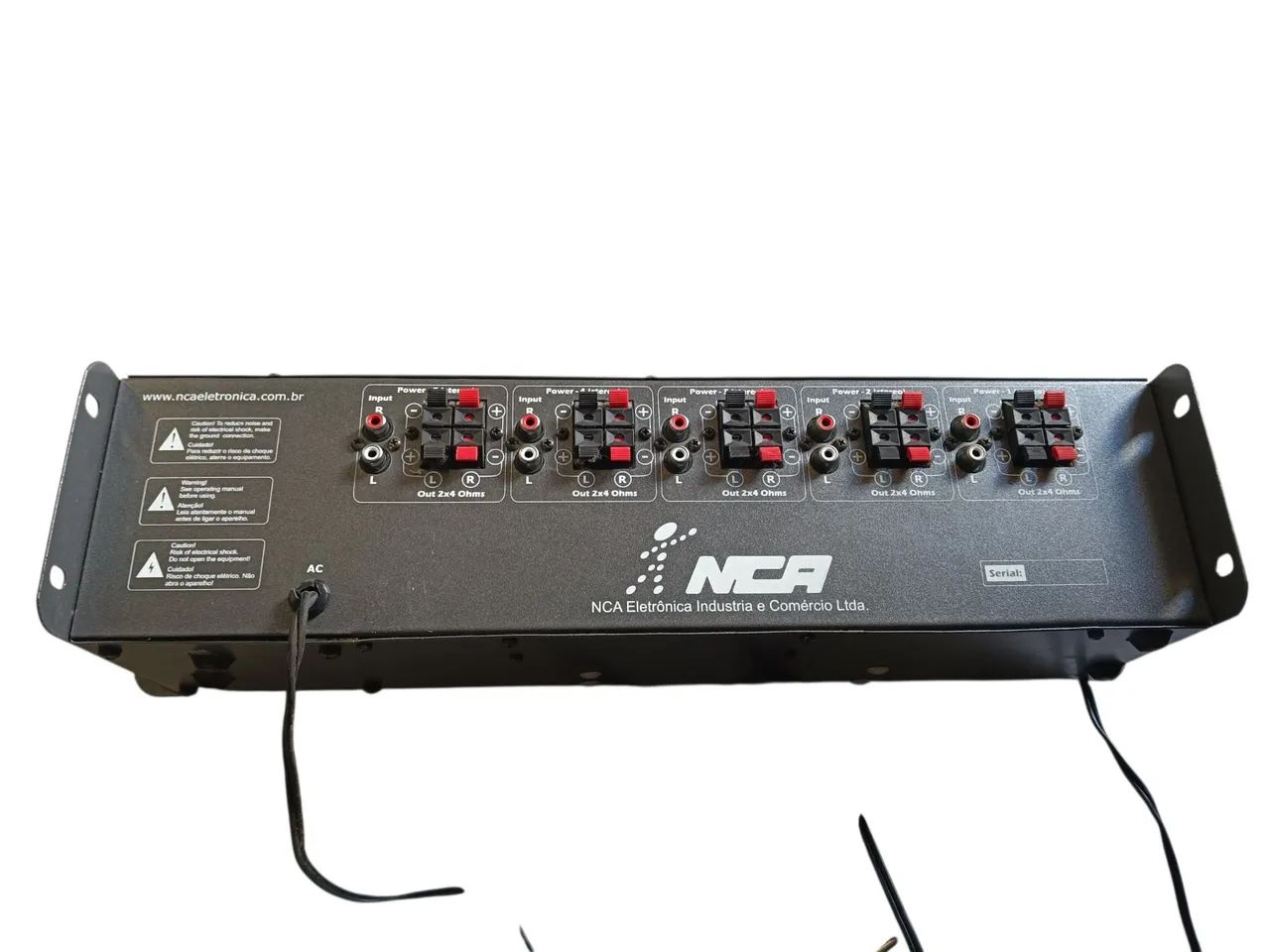 Amplificador de som nca 0v 500 stereo  - Foto 2
