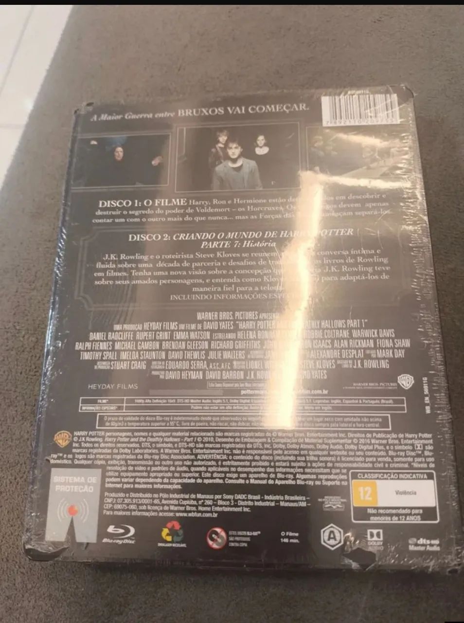 Steelbook Blu-ray Harry Potter e as Relíquias da Morte Parte 1 - Foto 2