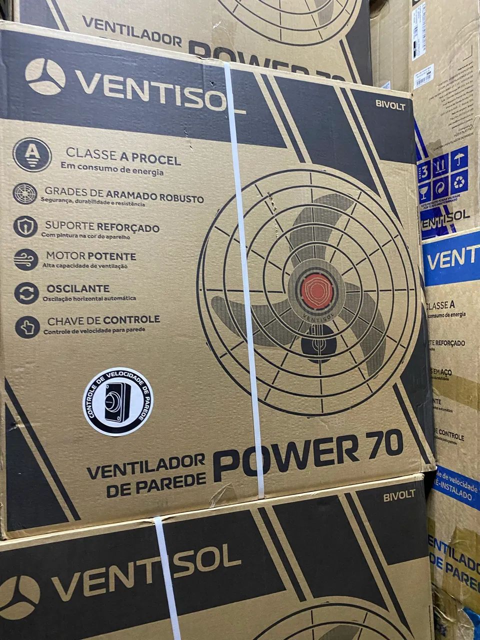 Ventilador parede 70cm  - Foto 2