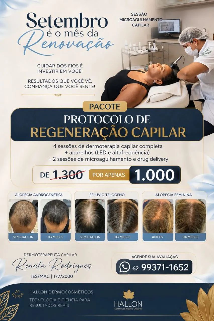 Dermoterapeuta capilar Renata Rodrigues 