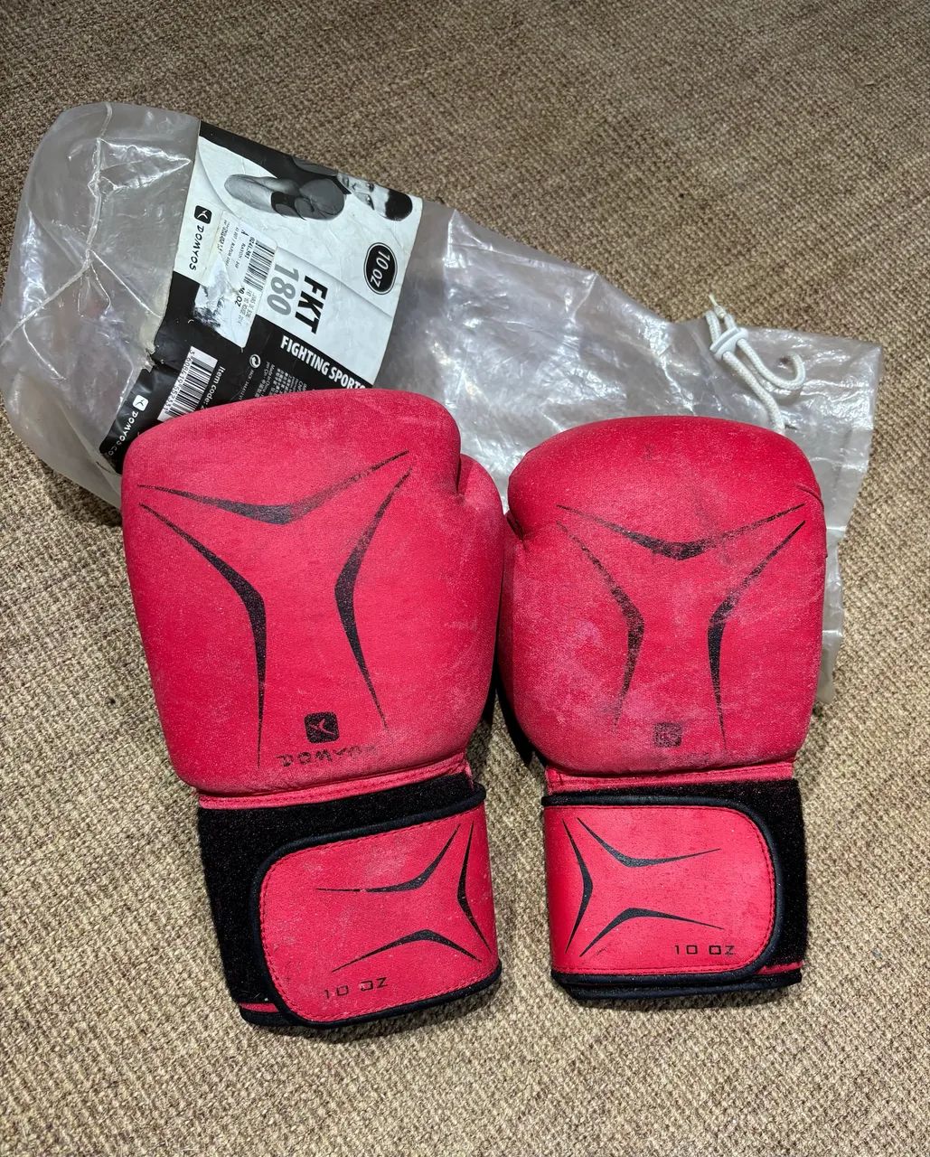 luvas para boxe e kickboxing domyos - Foto 2
