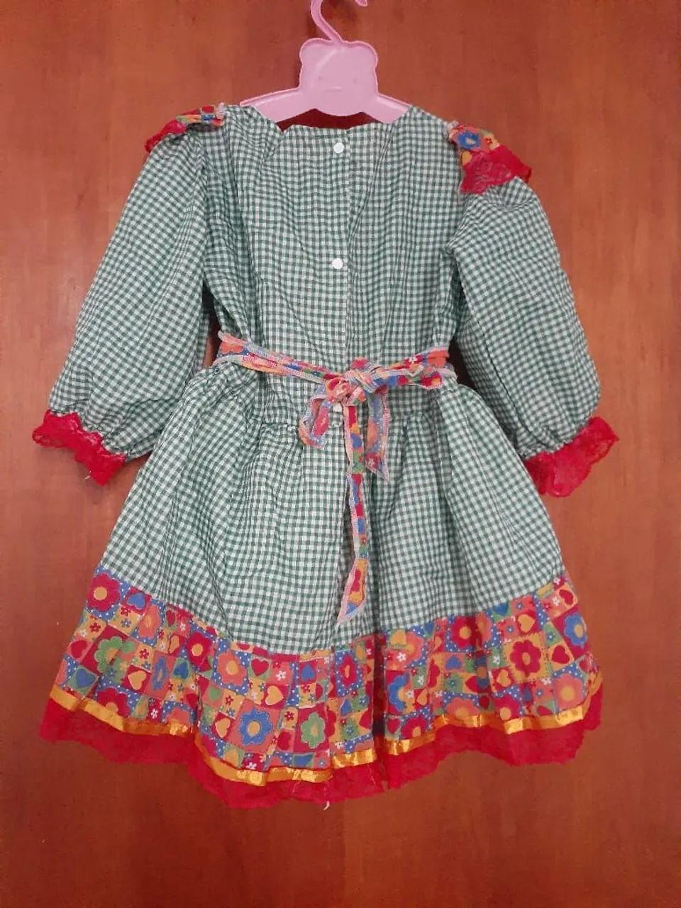 Vestido junino Infantil 6  - Foto 4