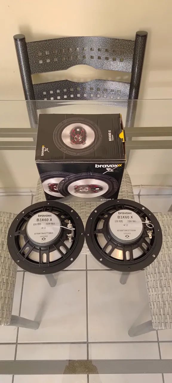 Par de Alto Falante Triaxial Bravox de 6 Polegadas - Modelo B3X60 X - Novos na Caixa - Foto 3