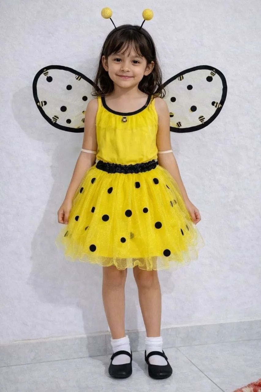 Fantasia infantil abelhinha 