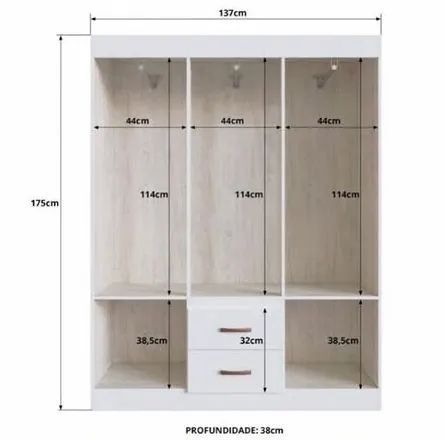 Guarda roupa casal - Foto 4