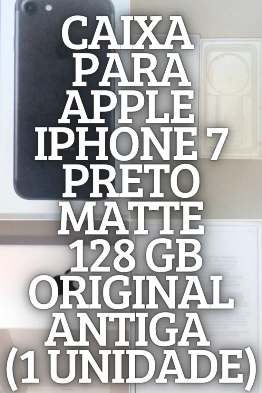 Caixa para iPhone 7 Original Antiga