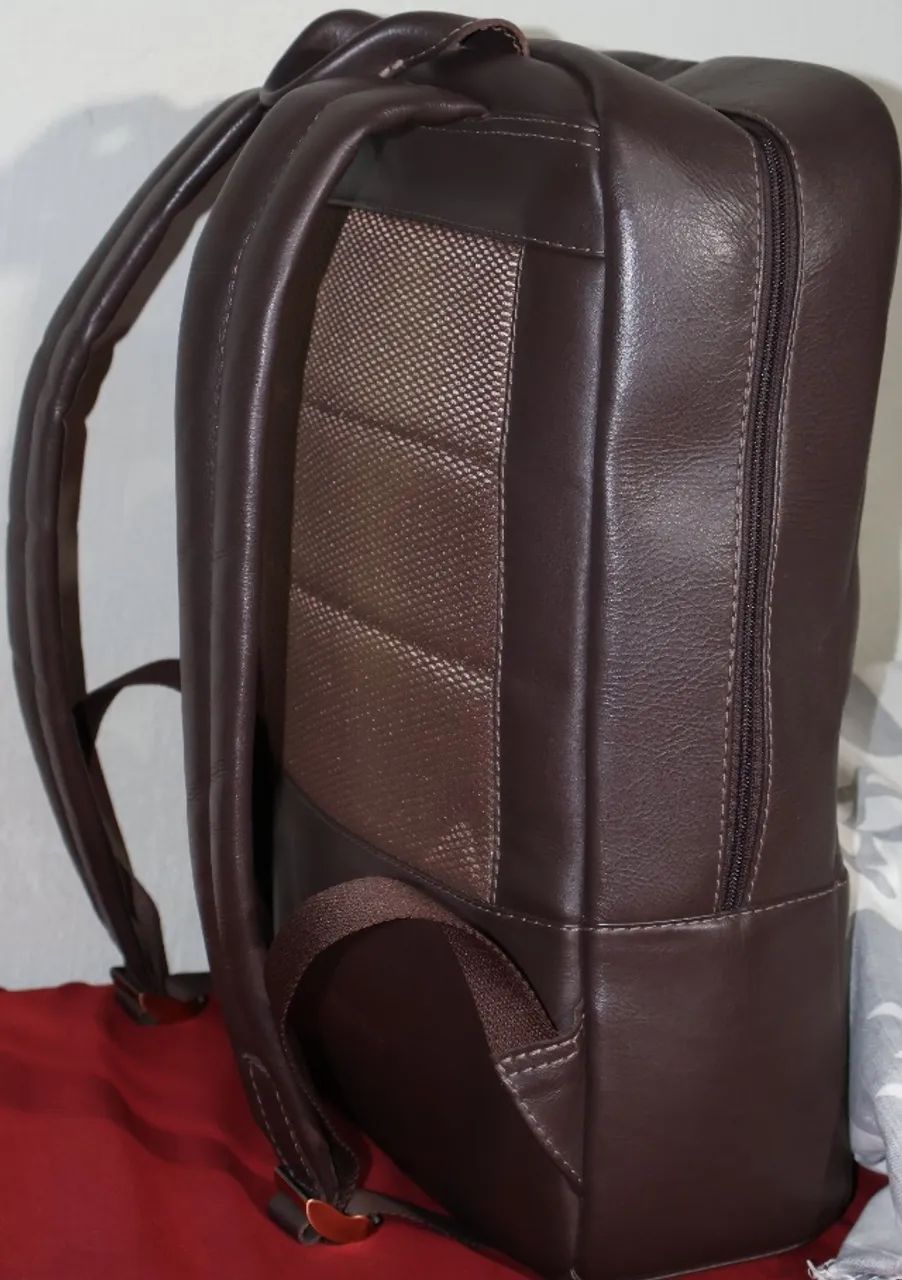 Mochila Nordweg - Couro legítimo - Foto 2