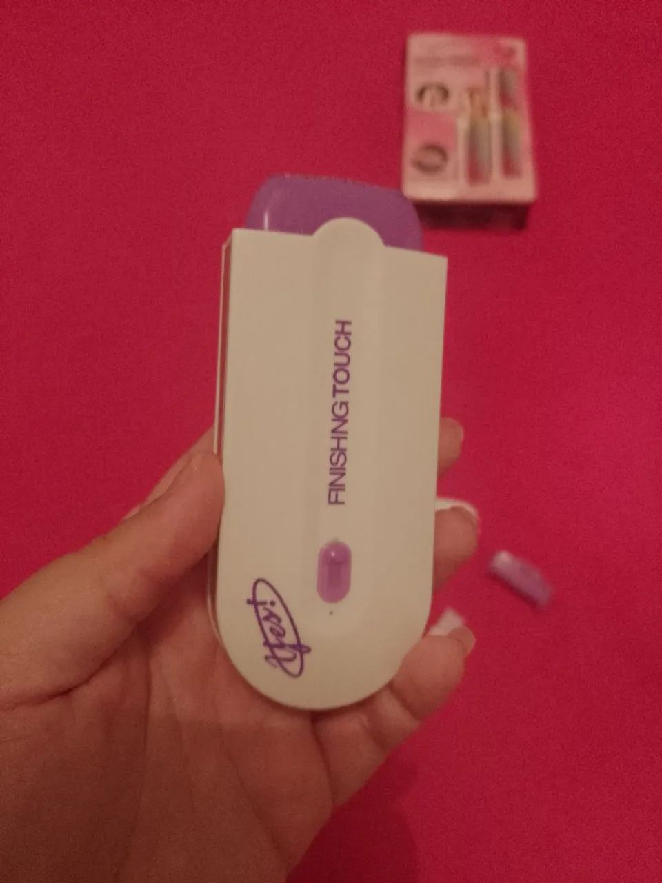Depilador Branco com roxo 