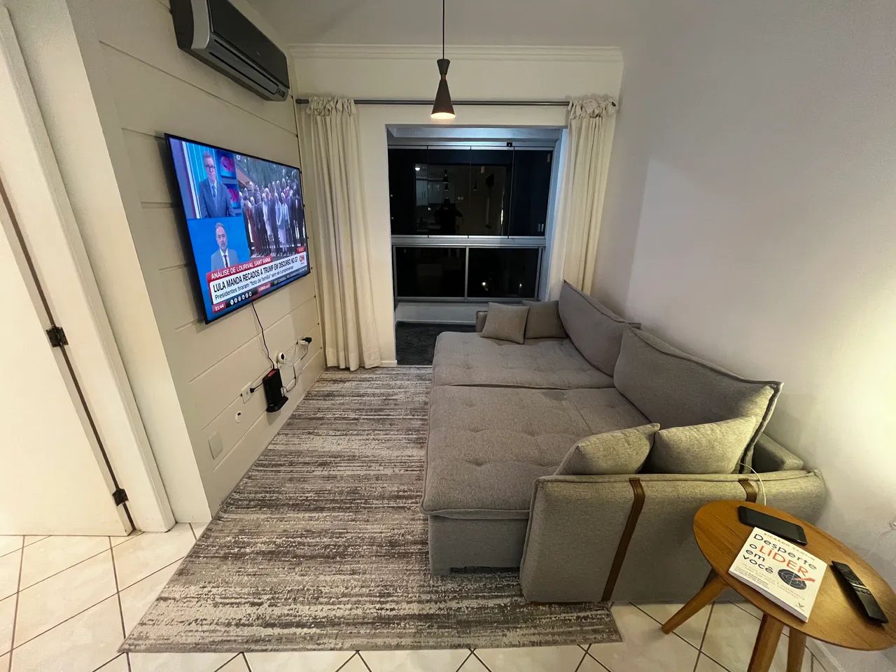 Apto 100% Mobiliado 3 Dorm 2 BWC 2 Vagas Sacada