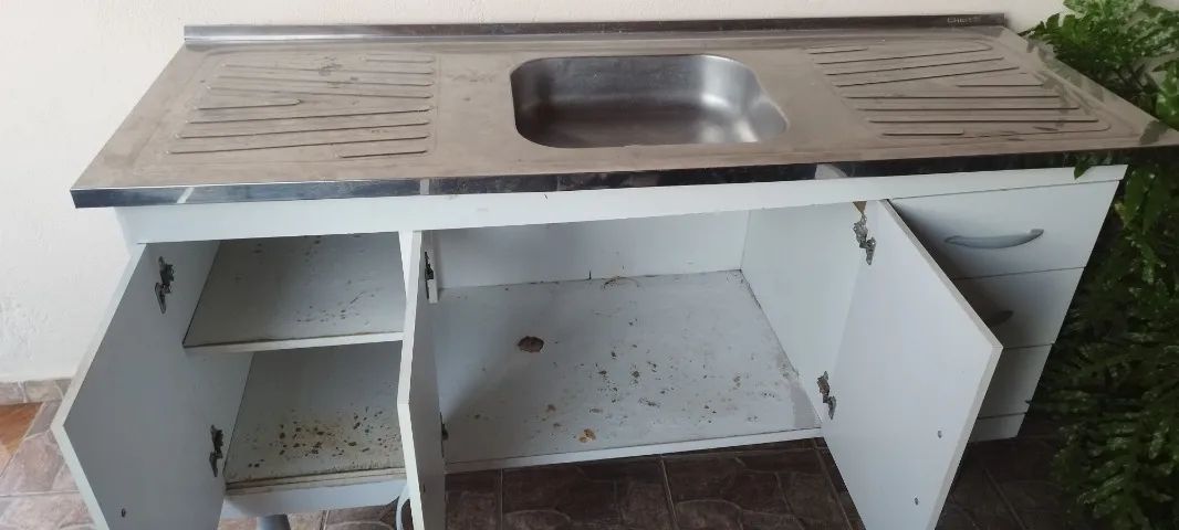 Pia de cozinha com gabinete  - Foto 5