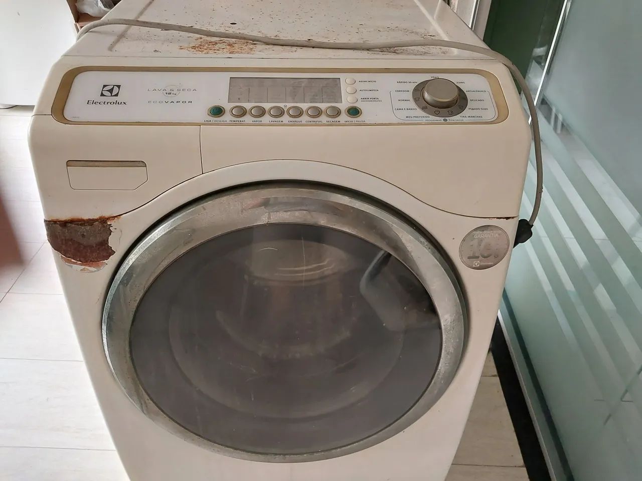 Lava e seca eletrolux LSE 12kg com avarias - Foto 4