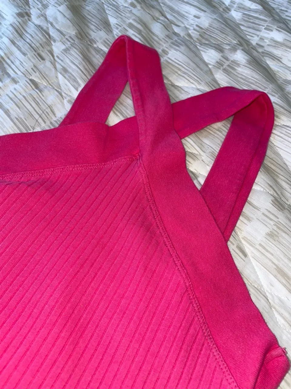 Cropped ZARA canelado rosa M  - Foto 2