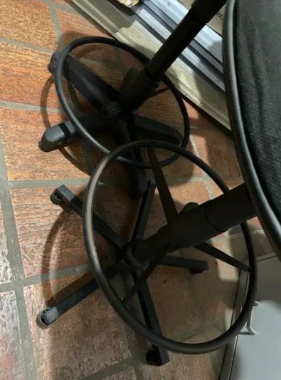 Cadeira Fixa Giratória para Recepção, Balcão, Secretária - Foto 4