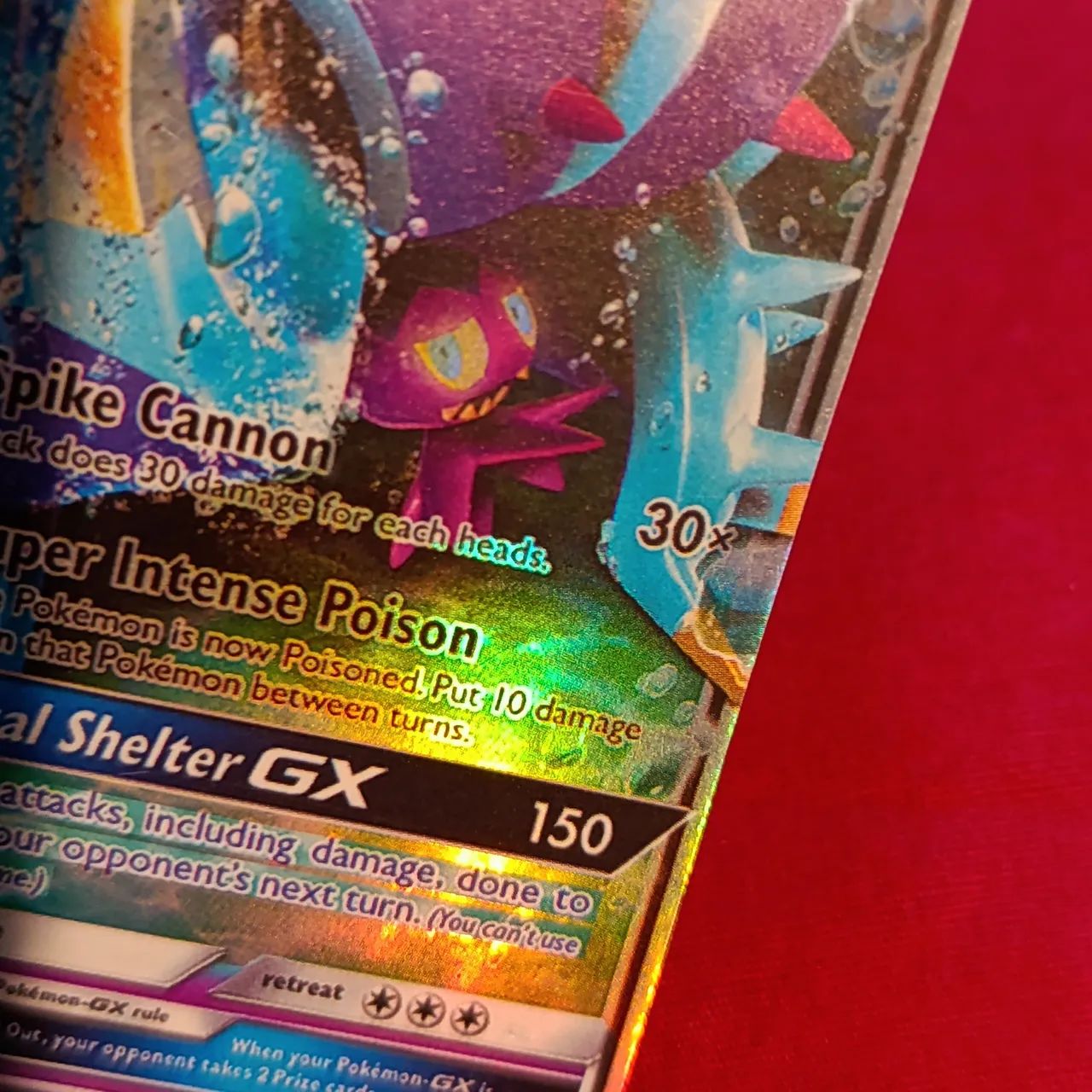Toxapex Full Art Gx 57/145 Carta Pokémon Tcg - Hobbies e coleções