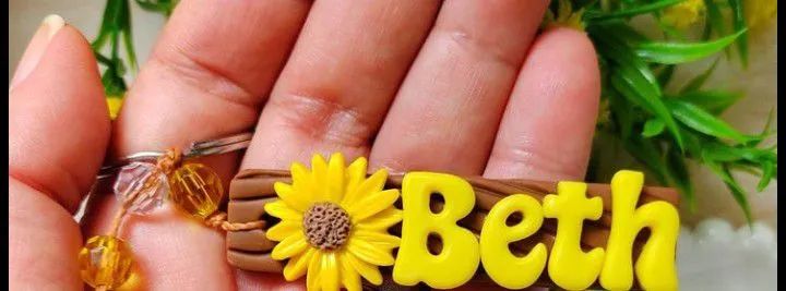 Letras de biscuut para chaveiro  - Foto 4
