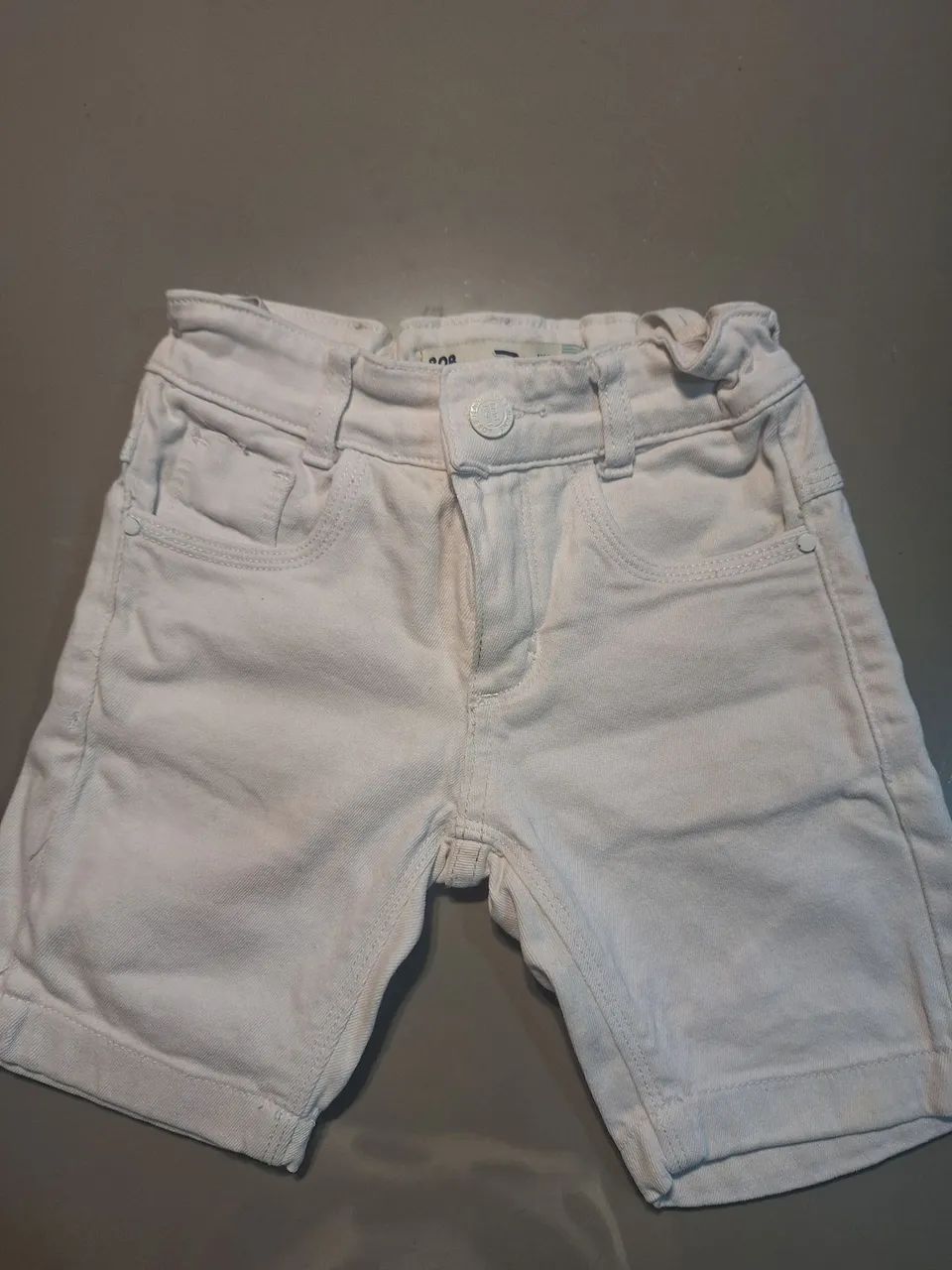 Short Branco Menino