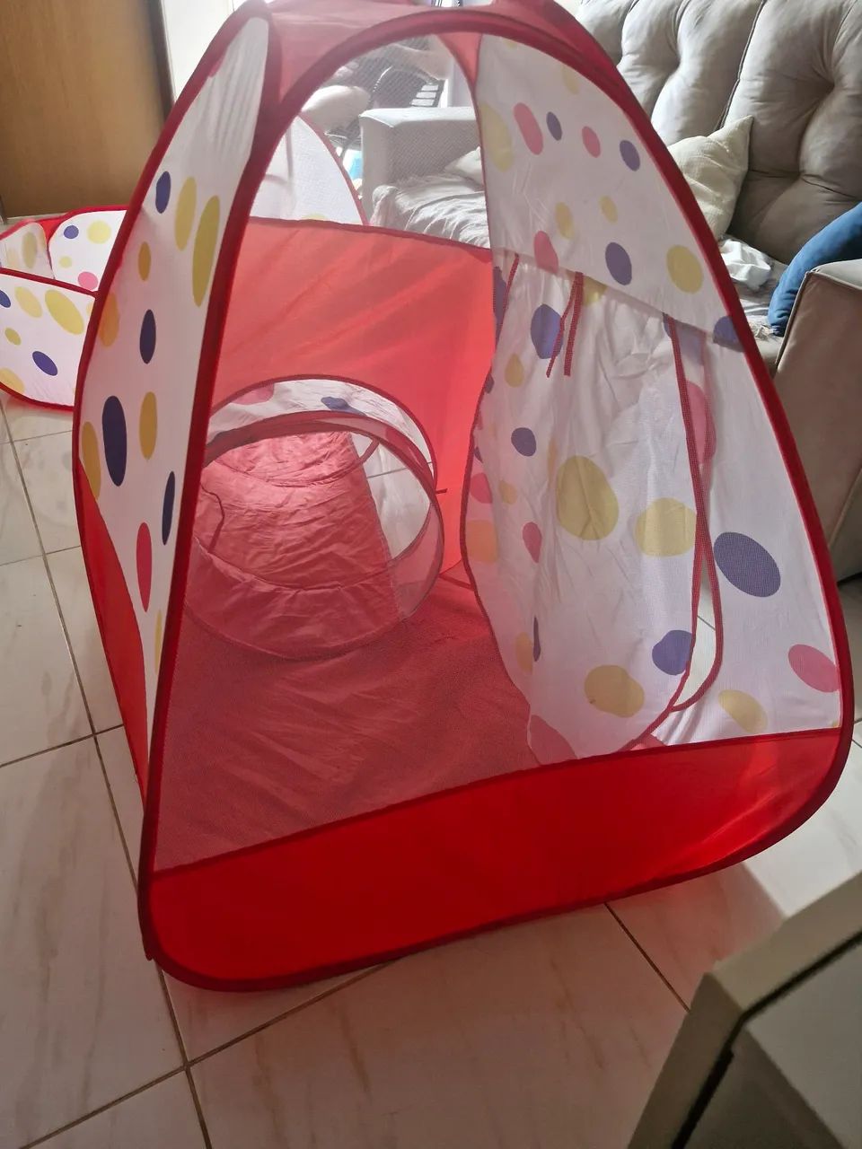 Barraca infantil com túnel e cercadinho - Foto 3