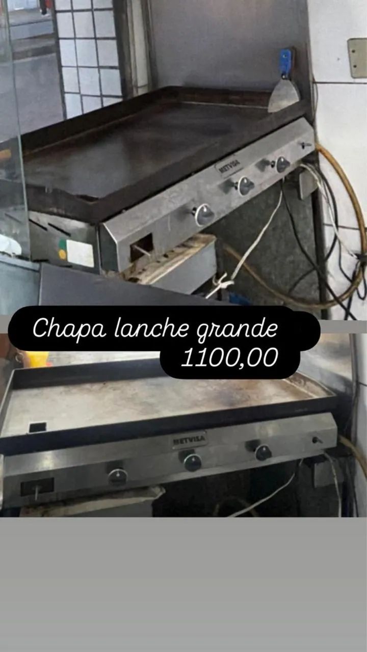 Chapa lanche grande 