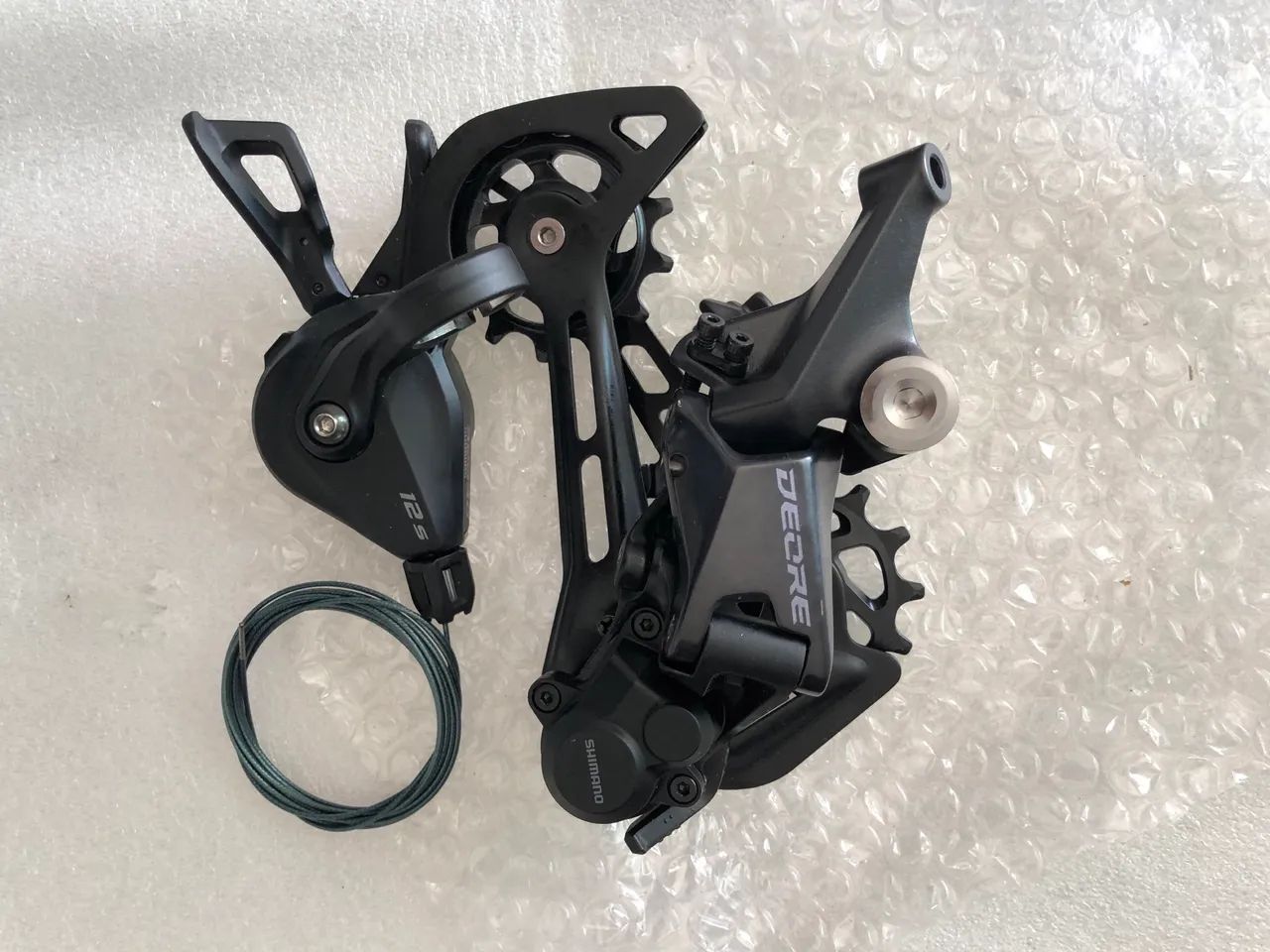 Câmbio e trocador Shimano Deore - Foto 2
