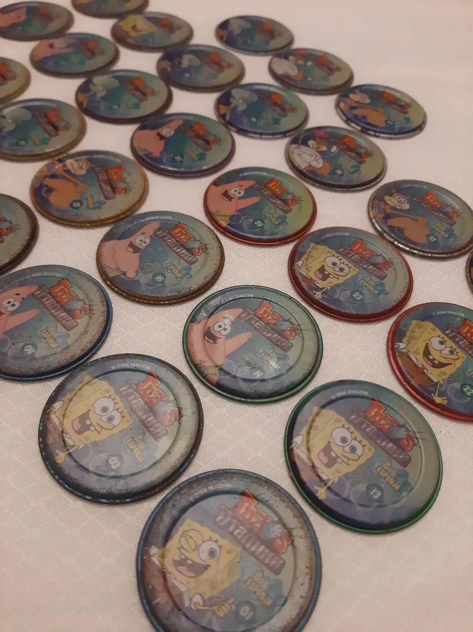 Tazos Titanium Bob Esponja - Elma Chips
