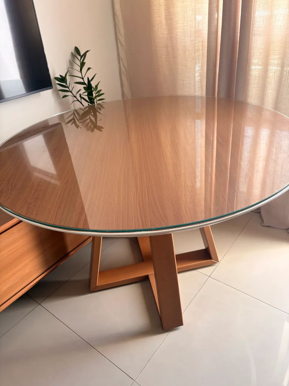 Mesa tampo de vidro  - Foto 3