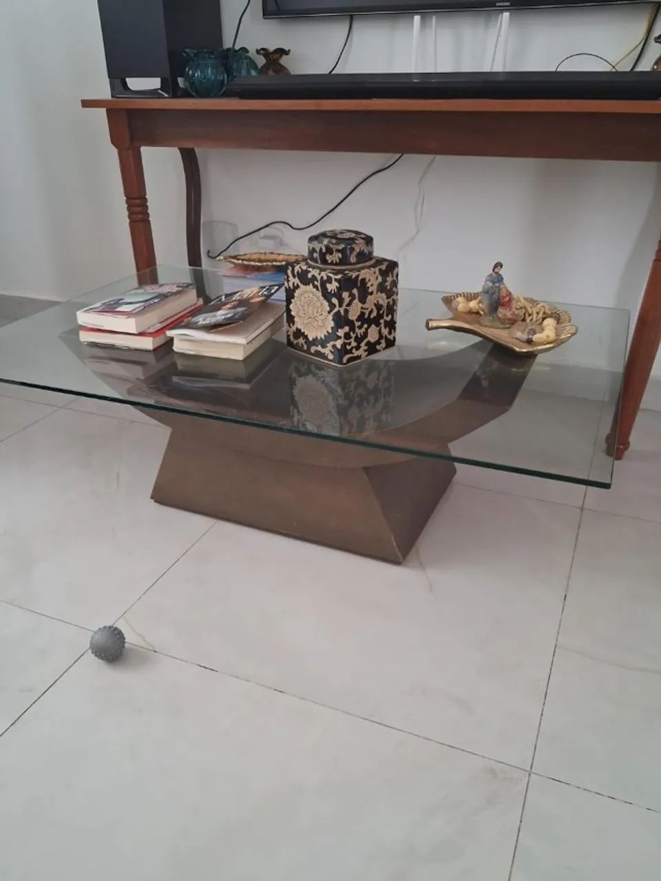 Mesa de Centro de Vidro