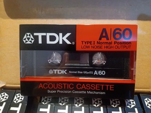 Caixa com 10 fitas cassetes TDK lacradas - Foto 4